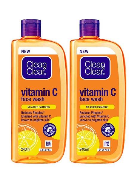 Clean & Clear Vitamin C| Reduces pimples | Enriched with Vitamin C to soothe ski