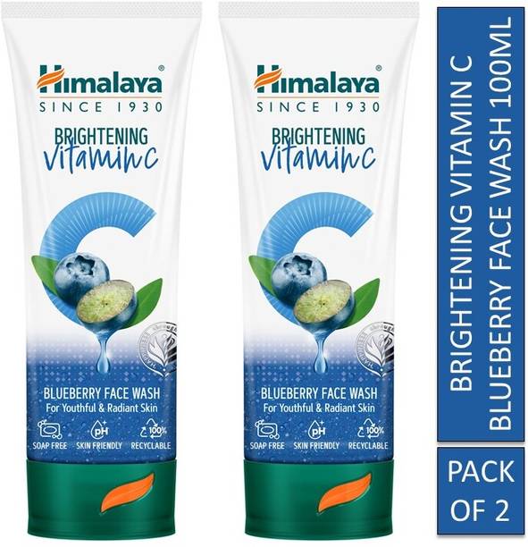 HIMALAYA brightening Vitamin-C blueberry face wash, 100...