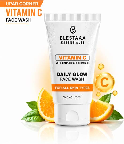 blestaaa essentialss Vitamin C Glow & Nourish With Niacinamide & Vitamin E | Bright Skin | Face Wash