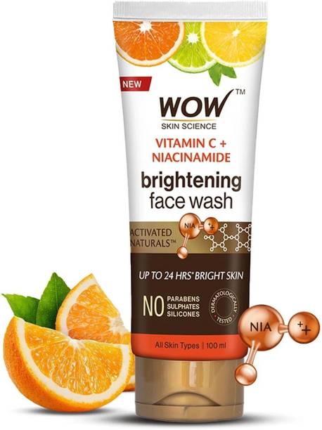 WOW SKIN SCIENCE Vitamin C & Niacinamide | For Brighter Glow | For All Skin Types Face Wash