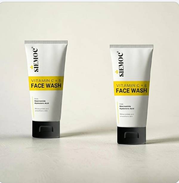 siemoc Vitamin C + E Facewash Acne Care Glow Boost Skin Clean Hydrate Care Face Wash