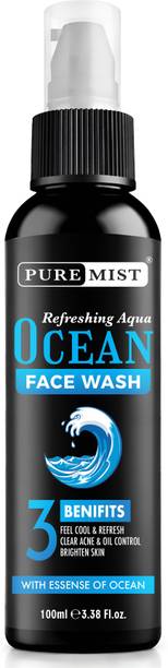 Puremist Ocean Facewash for Men | Brightening  | Daily Use | All Skin Types Face Wash