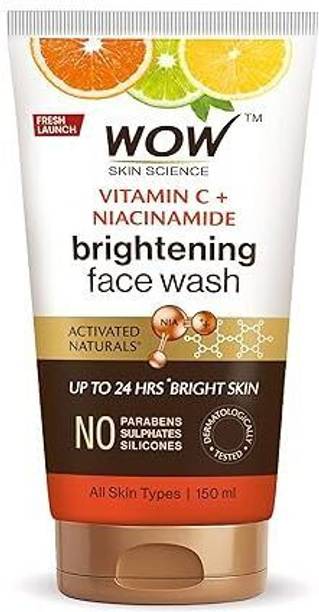 WOW SKIN SCIENCE Brightening Vitamin C & Niacinamide | For Brighter Glow | Face Wash