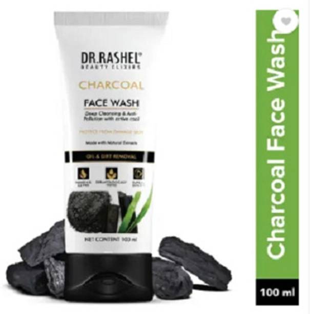 Dr rashell CHARCOAL FACE WASH FOR OIL & DIRT REMOVAL Face Wash