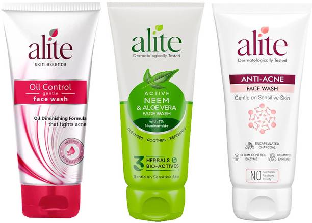ALIT ALITE CHARCOL AND OIL CONTRO, NEEM & ALOE VERA Face Wash