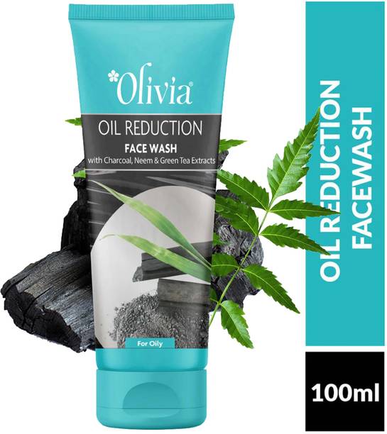 Olivia Oil Reduction with Charcoal Neem and Green Tea Extracts Face Wash