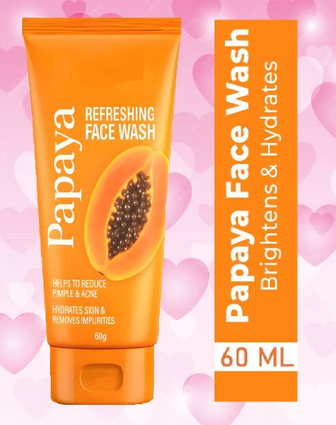 zempa Papaya For Women/Men | Brightening and Glowing Skin | Removes Pigmentation and Dark Spots | For All Skin Types ,..,/ Face Wash