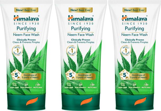 HIMALAYA Purifying Neem|Clinically proven to fight against acne and pimples|100% naturally derived Neem Face Wash