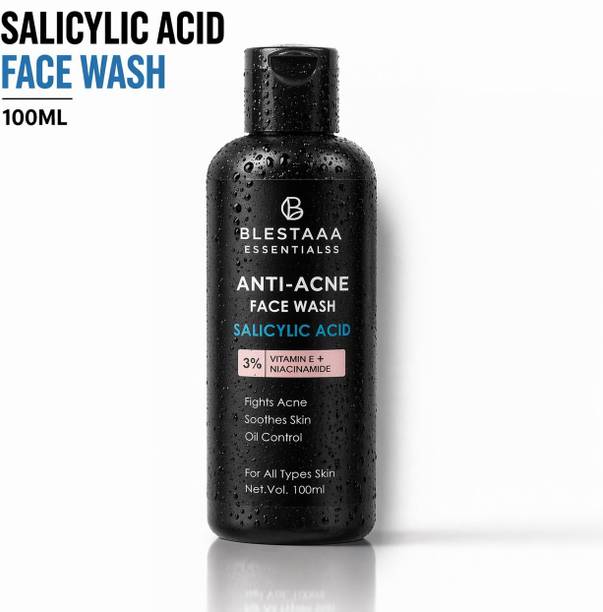 blestaaa essentialss Salicylic Acid for Clear Balanced Skin With Niacinamide + Vitamin E Men All Skin Types  Face Wash