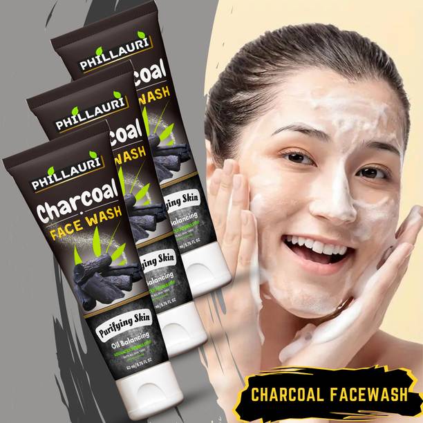 Phillauri Charcoal  For Dark Spot Reduce | Charcoal  For Women & Men |  Face Wash