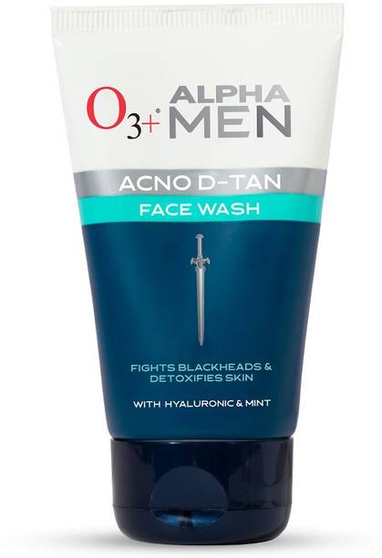 O3+ Alpha Men Acno D-tan With Salicylic & Tea Tree  For Acne And Pimples Face Wash