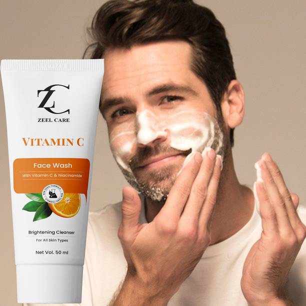 Zeel Care Vitamin C face wash medicated for Women Men Boys or Girls  50ml pack of 1 Face Wash