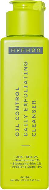 HYPHEN Oil Control Daily Exfoliating Cleanser & for Oily & Acne Prone Skin Face Wash