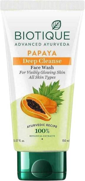 BIOTIQUE advance ayurveda papaya deep cleanse face wash for all skin type Face Wash