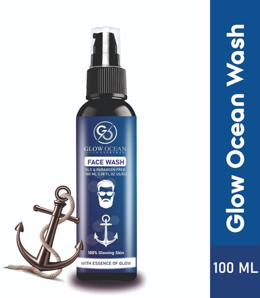 glowocean Gentle Cleanse for Sensitive Skin: Oil Control  for Acne Face Wash