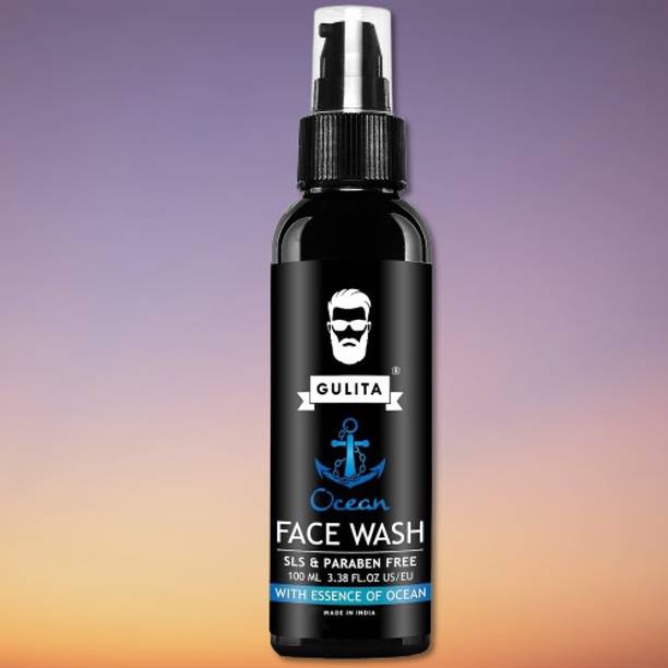 GULITA Mustack for Men, Skin Brightening, Anti Acne & Pimple, All Skin Types Face Wash