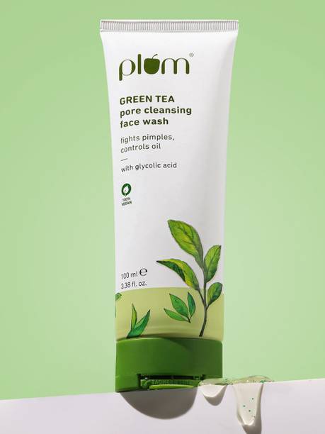 Plum Green Tea For Oily, Acne-Prone Skin | Controls Oil, Fights Pimples | Non-Drying Face Wash