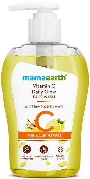 Mamaearth Vitamin C  for Skin Glow & Illumination With Turmeric Face Wash