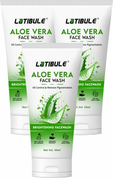 Latibule Soothing Aloe Vera Brightening  - Hydrating Daily Cleanser for Glowing Skin Face Wash