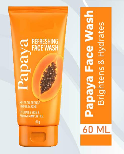 zempa Herbal Papaya For Women/Men | Brightening and Glowing Skin | Removes Pigmentation and Dark Spots | For All Skin Types.// Face Wash