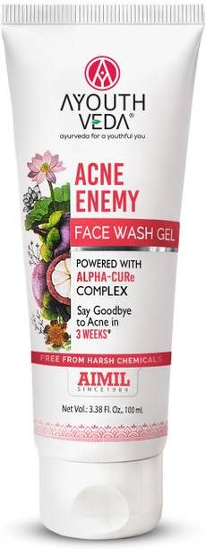AYOUTHVEDA Acne Enemy Gel for Acne & Pimples Fights Acne-Prone Skin & Excess Oil Face Wash