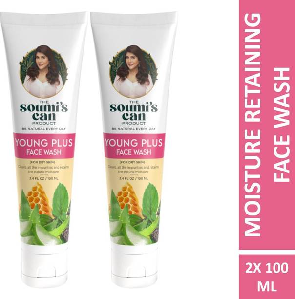 The Soumi's Can Product YOUNG PLUS FACE WASH (FOR DRY SKIN) (PACK OF 2) Face Wash