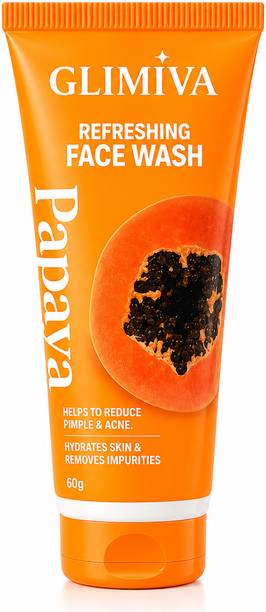 Glimiva Papaya Refreshing  | Deep Cleansing Daily Face Cleanser Face Wash