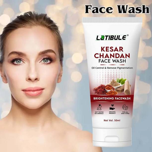 Latibule Kesar with Natural Extracts for Bright & Glowing Skin | All Skin Types  Face Wash