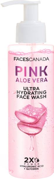 FACES CANADA Pink Aloe Vera Ultra Hydrating | Non-drying | Cleanser 100ml Face Wash