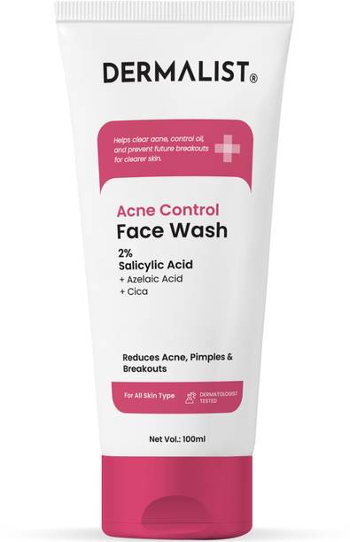 Dermalist Oil & Acne Control  - Removes Blackheads & Pimples | 2% Salicylic Acid Face Wash