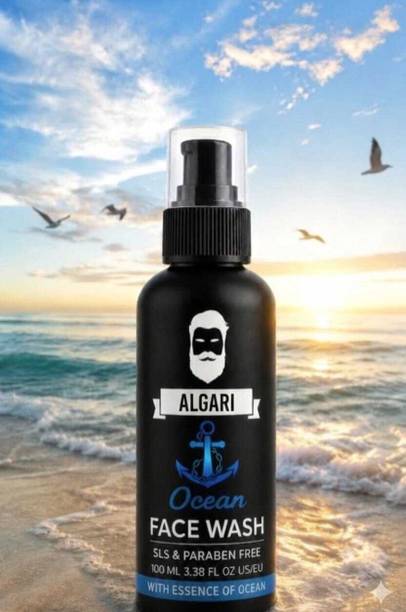 Algari Ocean for Men, Fights Acne & Pimple, Brighten Skin, All Skin Types  Face Wash