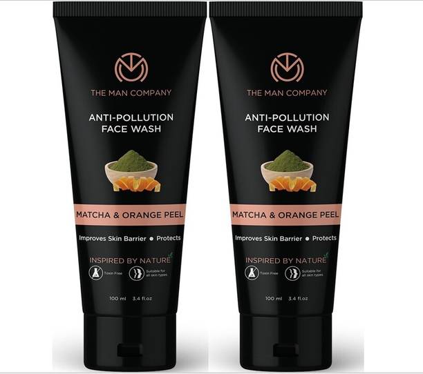 THE MAN COMPANY Anti-Pollution Cleanser for Oily Skin | Reduces Pimples, Blackheads & Dark Spots | Men's Face Wash