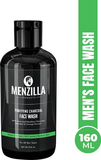 MENZILLA PRODUCTS Charcoal  To Remove Blackheads & Acne Oil Control For Men Face Wash
