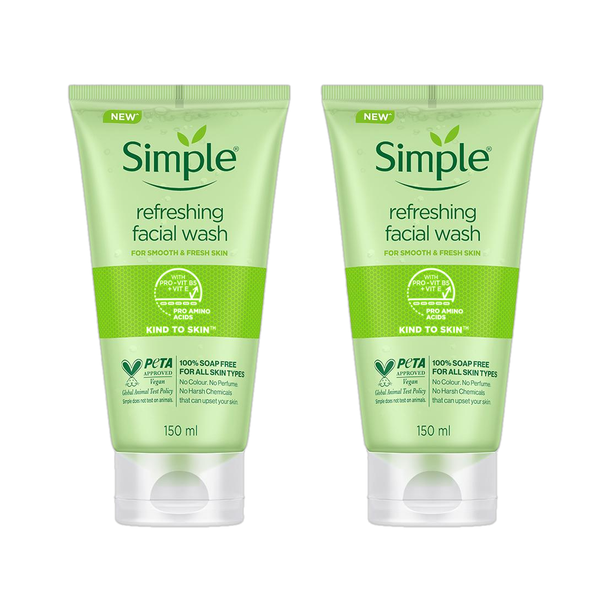Simple Kind To Skin Refreshing Facial Wash (PACK OF 2) Face Wash