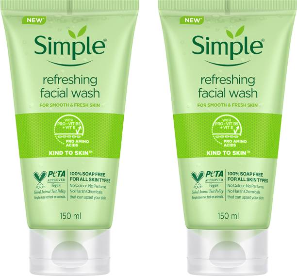 Simple Kind To Skin Refreshing Facial Wash (PACK OF 2) Face Wash