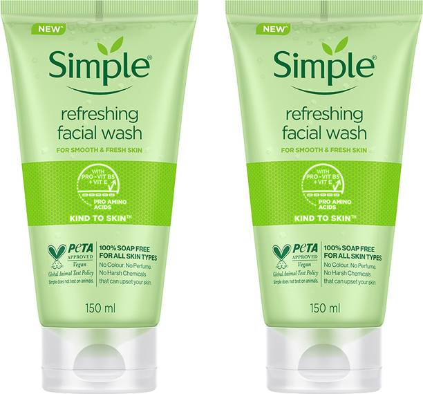 सिम्पल Kind To Skin Refreshing Facial Wash (PACK OF 2) फेस वॉश