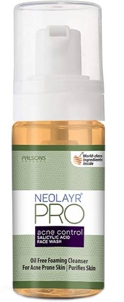 NEOLAYR Pro Acne Control Salicylic Acid 2%  For Oily, Acne-Prone Skin with Salicylic Acid Extra Pure Face Wash