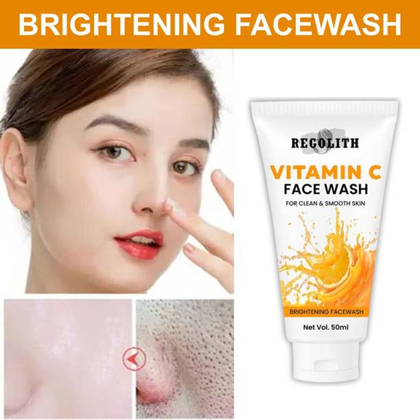 Regolith Natural Vitamin C Foaming  - 50ml | Power of Orange for Instant Glow & Tan Removal Face Wash