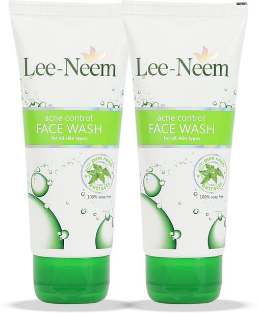 Leeford LeeNeem Anti Acne with Pure Neem & Aloe Vera Clears Pimples Face Wash
