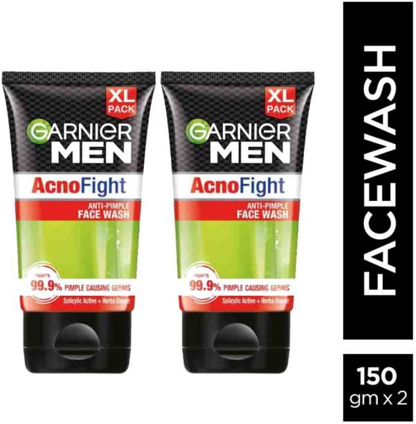 Garnier Men Acno Fight, Anti Pimple with Salicylic Acid and Herba Repair Face Wash