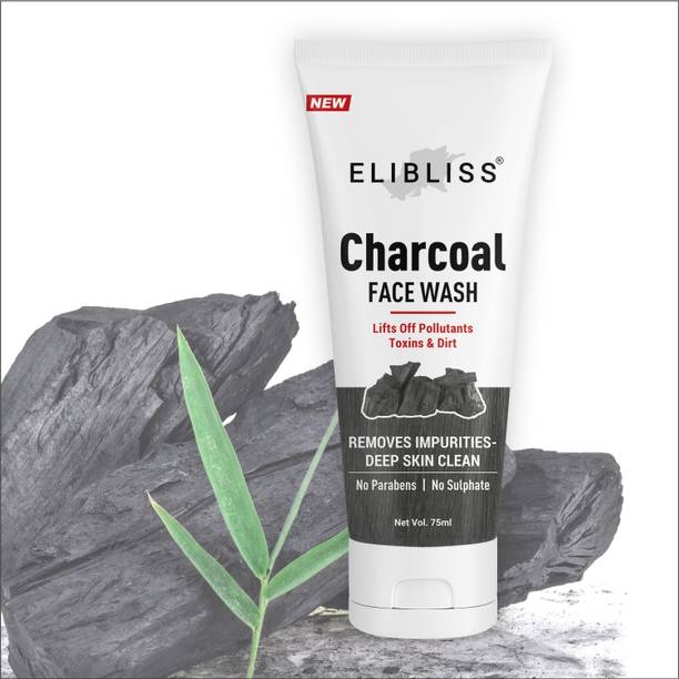 ELIBLISS Activated Charcoal for Oil Control Gel  All Skin Type Face Wash