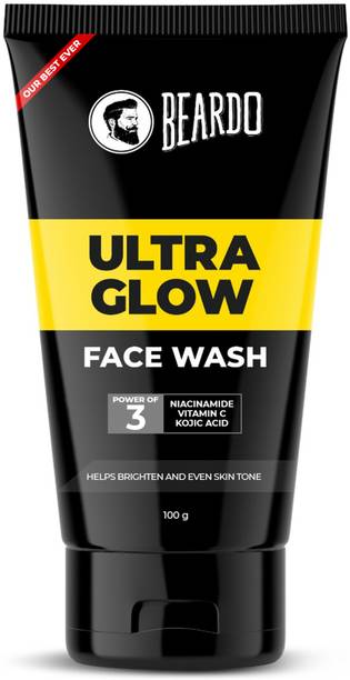 BEARDO Ultraglow|10% Niacinamide, Vitamin C&Kojic Acid Brightened & Refreshing Skin Men Face Wash