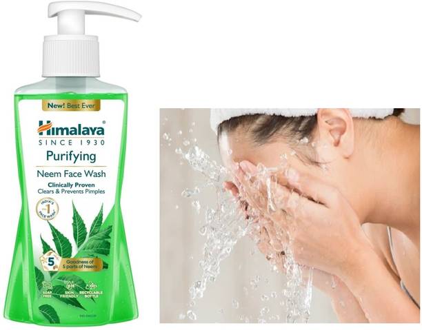 HIMALAYA Newly Launch Purifying Neem Anti Acne & Pimple  200ml Pack of 1 Face Wash