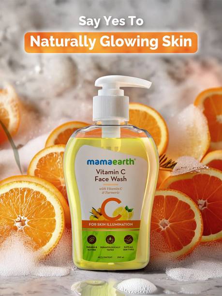 Mamaearth Vitamin C  for Skin Glow & Illumination With Turmeric Face Wash