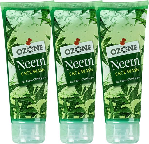OZONE Neem  for Acne & Oily Skin (100ml, Pack of 3) Face Wash