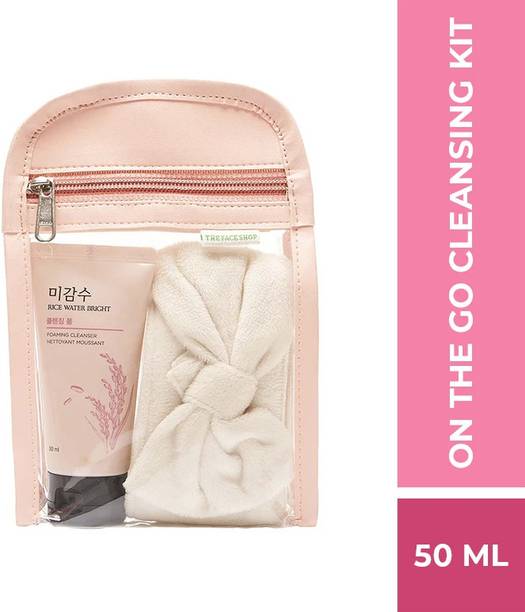 The Face Shop Rice Water Bright Foaming Cleanser,  for glowing skin & even skin tone Face Wash
