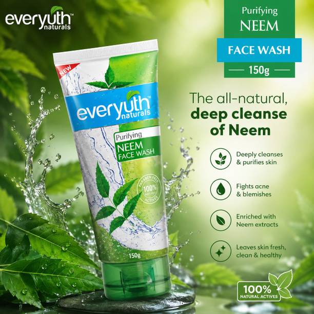Everyuth Naturals Purifying Neem Antibacterial Neem face wash 150g Face Wash