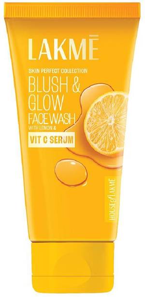 Lakmé Blush & Glow Lemon Freshness Gel  with Lemon Extracts Face Wash
