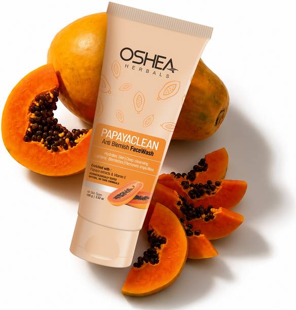 Oshea Herbals Papayaclean Facewash for Deep Cleansing & Anti-Blemish Care Face Wash