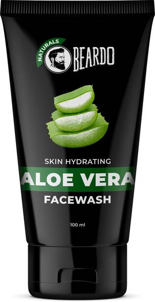 BEARDO Naturals Skin Hydrating Aloe Vera Facewash | Soothes, Hydrates & Heals | Gentle everyday formula | Suitable for all skin types | Eliminates Skin Dryness | Face Wash
